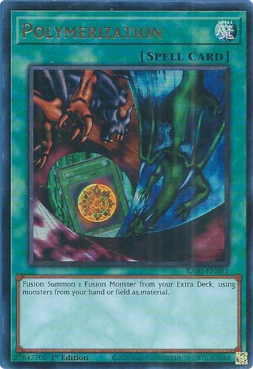 Polymerization (Alternate Art) (UR) [RA03-EN051] Ultra Rare | Shuffle n Cut Hobbies & Games