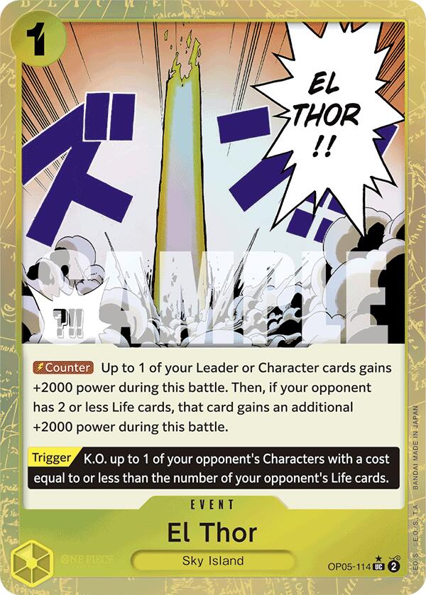 El Thor (Textured Foil) [Premium Booster -The Best-] | Shuffle n Cut Hobbies & Games