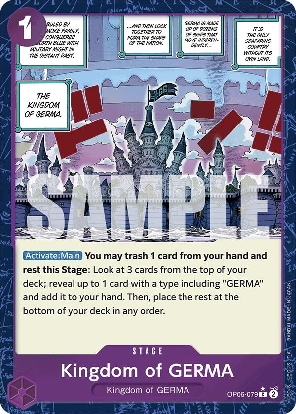 Kingdom of GERMA (Textured Foil) [Premium Booster -The Best-] | Shuffle n Cut Hobbies & Games