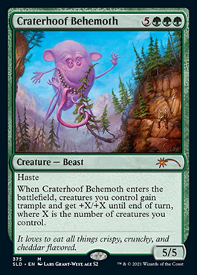 Craterhoof Behemoth (375) [Secret Lair Drop Series] | Shuffle n Cut Hobbies & Games