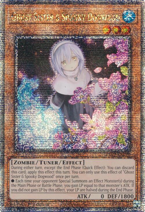 Ghost Sister & Spooky Dogwood (Alternate Art) (Quarter Century Secret Rare) [RA03-EN020] Quarter Century Secret Rare | Shuffle n Cut Hobbies & Games