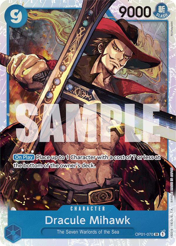 Dracule Mihawk (OP01-070) (Reprint) [Premium Booster -The Best-] | Shuffle n Cut Hobbies & Games