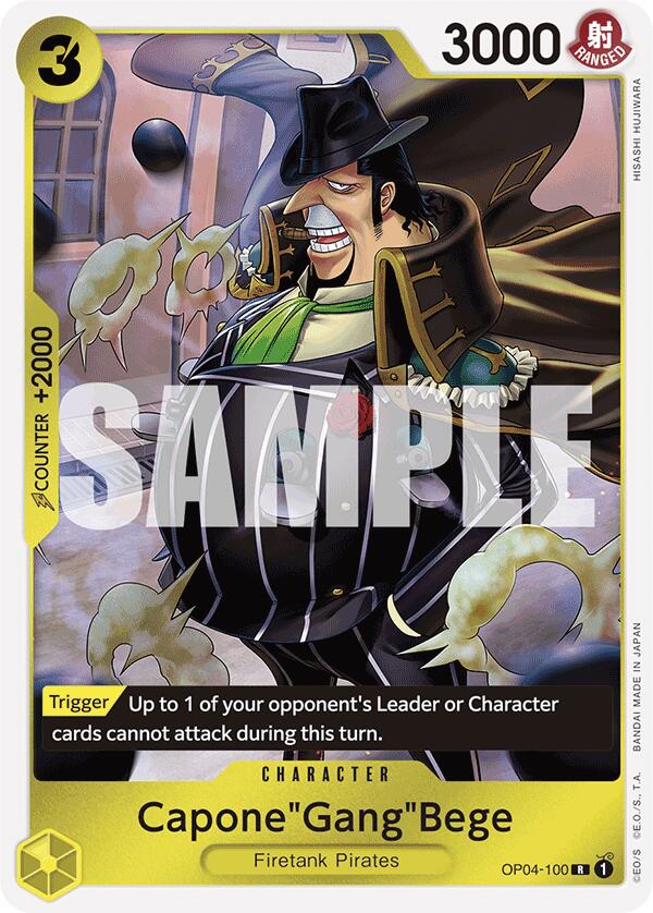 Capone"Gang"Bege (OP04-100) (Reprint) [Premium Booster -The Best-] | Shuffle n Cut Hobbies & Games