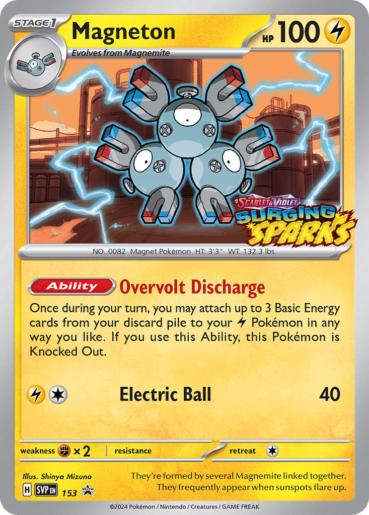 Magneton (153) [Scarlet & Violet: Black Star Promos] | Shuffle n Cut Hobbies & Games