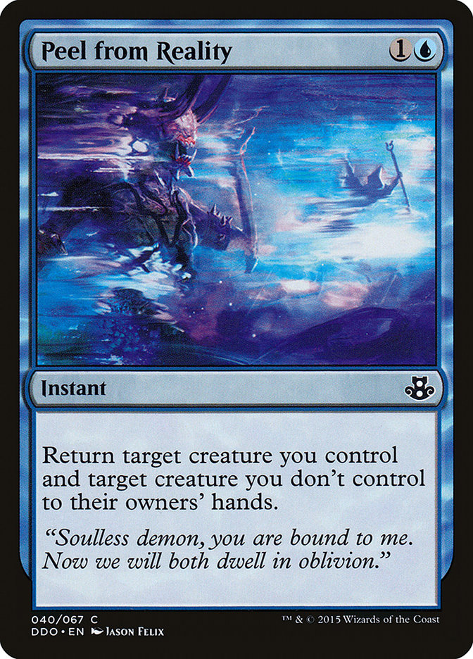 Peel from Reality [Duel Decks: Elspeth vs. Kiora] | Shuffle n Cut Hobbies & Games