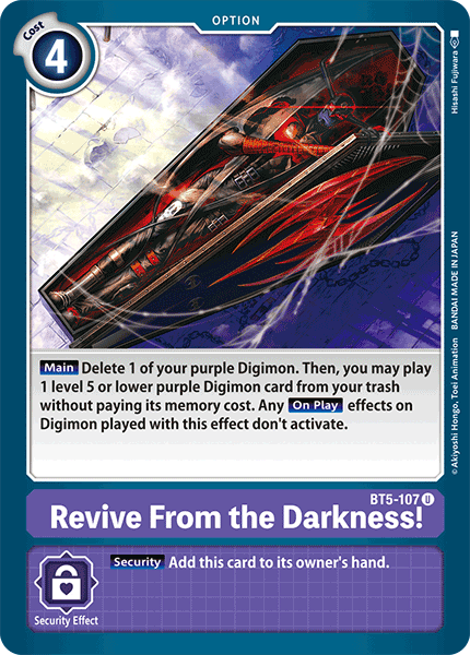 Revive From the Darkness! [BT5-107] [Battle of Omni] | Shuffle n Cut Hobbies & Games