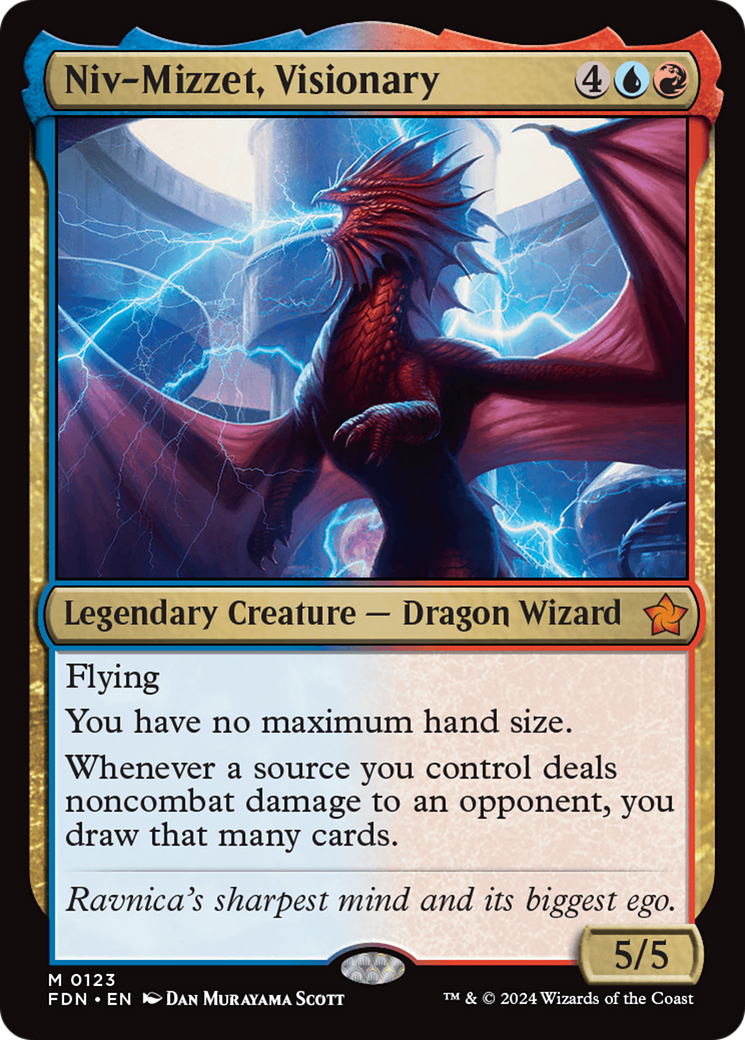 Niv-Mizzet, Visionary [Foundations] | Shuffle n Cut Hobbies & Games