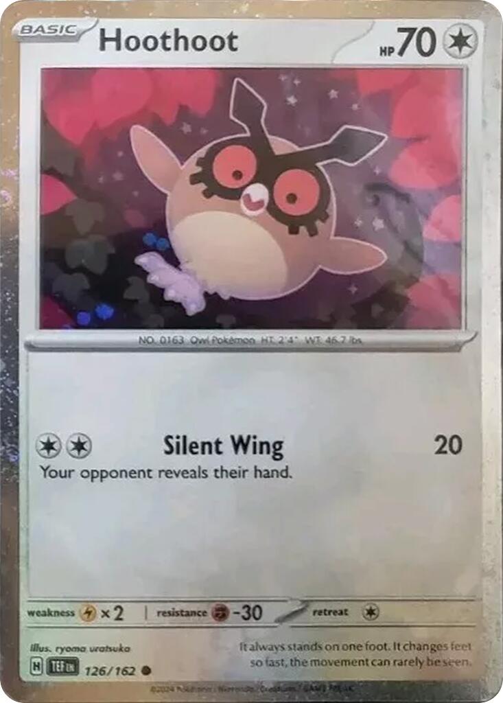 Hoothoot (126/162) (Cosmos Holo) [Scarlet & Violet: Black Star Promos] | Shuffle n Cut Hobbies & Games