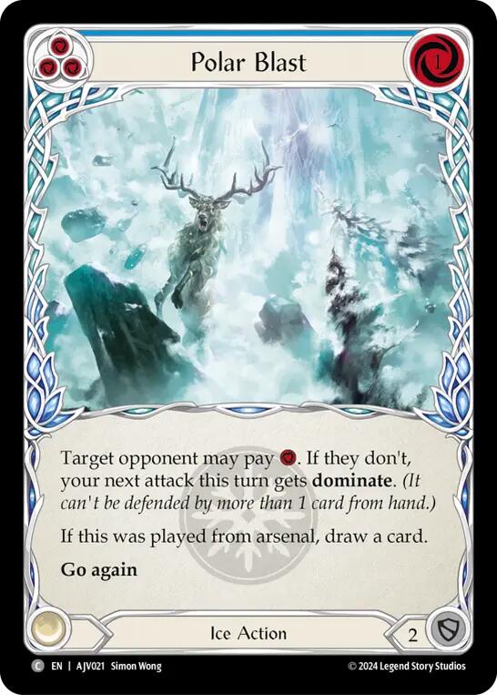 Polar Blast (Blue) [AJV021] (Armory Deck: Jarl Vetreidi) | Shuffle n Cut Hobbies & Games