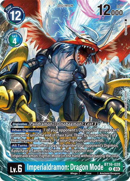 Imperialdramon: Dragon Mode [BT16-028] (Alternate Art) [Special Limited Set] | Shuffle n Cut Hobbies & Games