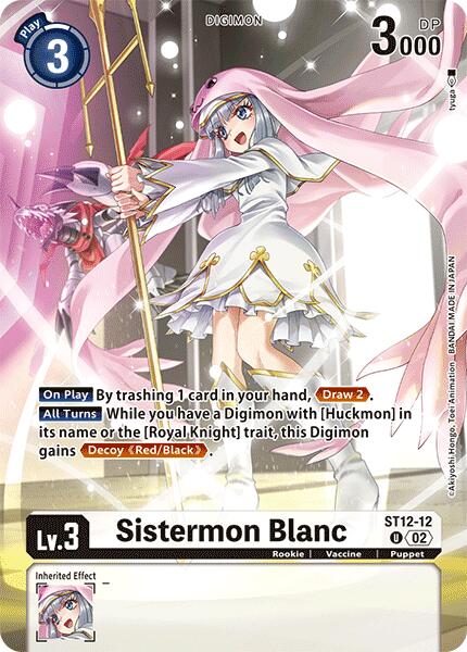 Sistermon Blanc [ST12-12] (Alternate Art) [Special Limited Set] | Shuffle n Cut Hobbies & Games