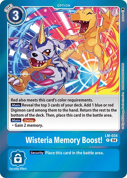 Wisteria Memory Boost! [LM-034] [Special Limited Set] | Shuffle n Cut Hobbies & Games