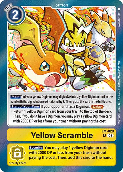 Yellow Scramble [LM-029] [Special Limited Set] | Shuffle n Cut Hobbies & Games