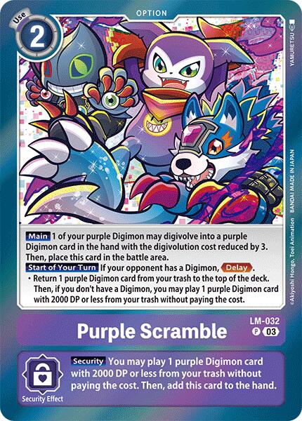 Purple Scramble [LM-032] [Special Limited Set] | Shuffle n Cut Hobbies & Games