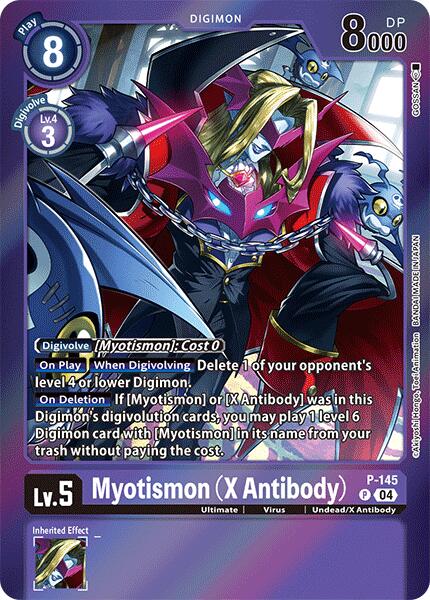 Myotismon [P-145] (X Antibody) (Reprint) [Special Limited Set] | Shuffle n Cut Hobbies & Games