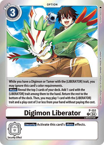 Digimon Liberator [P-151] (Reprint) [Special Limited Set] | Shuffle n Cut Hobbies & Games