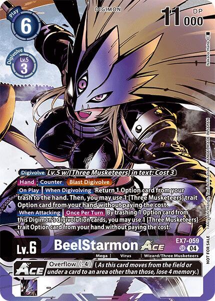 BeelStarmon ACE [EX7-059] (Alternate Art) (Box Topper) [Special Limited Set] | Shuffle n Cut Hobbies & Games