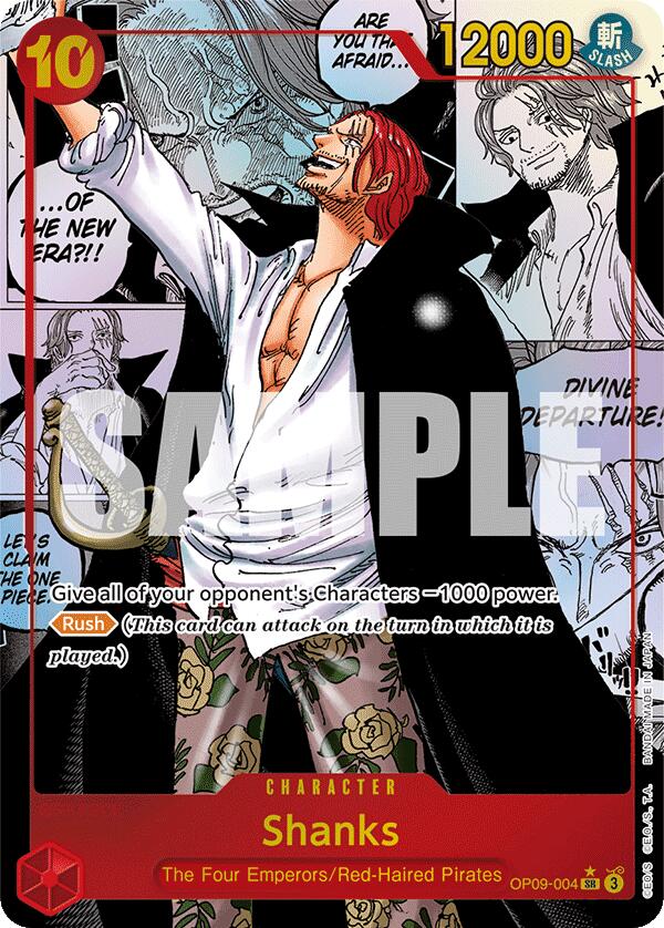 Shanks (Manga Parallel) [Emperors in the New World] | Shuffle n Cut Hobbies & Games