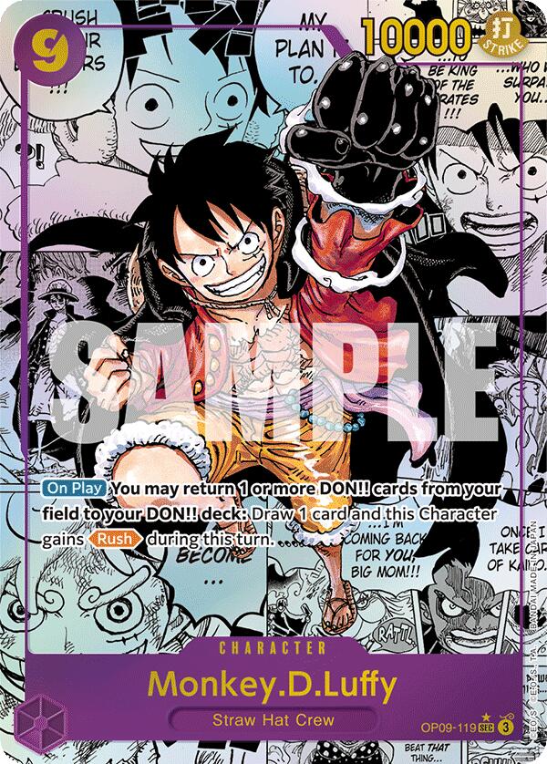 Monkey.D.Luffy (Manga Parallel) [Emperors in the New World] | Shuffle n Cut Hobbies & Games