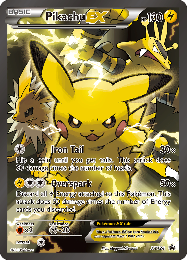 Pikachu EX (XY124) [XY: Black Star Promos] | Shuffle n Cut Hobbies & Games