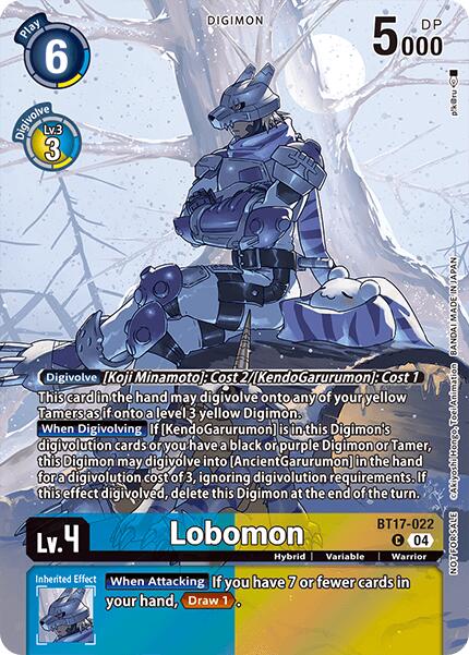 Lobomon [BT17-022] (Legend Pack 2024 Box Topper) [Chain of Liberation] | Shuffle n Cut Hobbies & Games