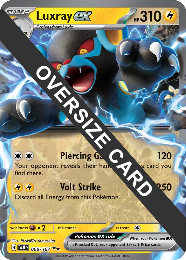 Luxray ex (068/167) (Jumbo Card) [Miscellaneous Cards] | Shuffle n Cut Hobbies & Games