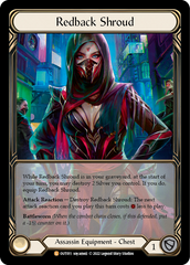 Redback Shroud (Extended Art Cold Foil) [OUT011] (Outsiders)  Cold Foil | Shuffle n Cut Hobbies & Games