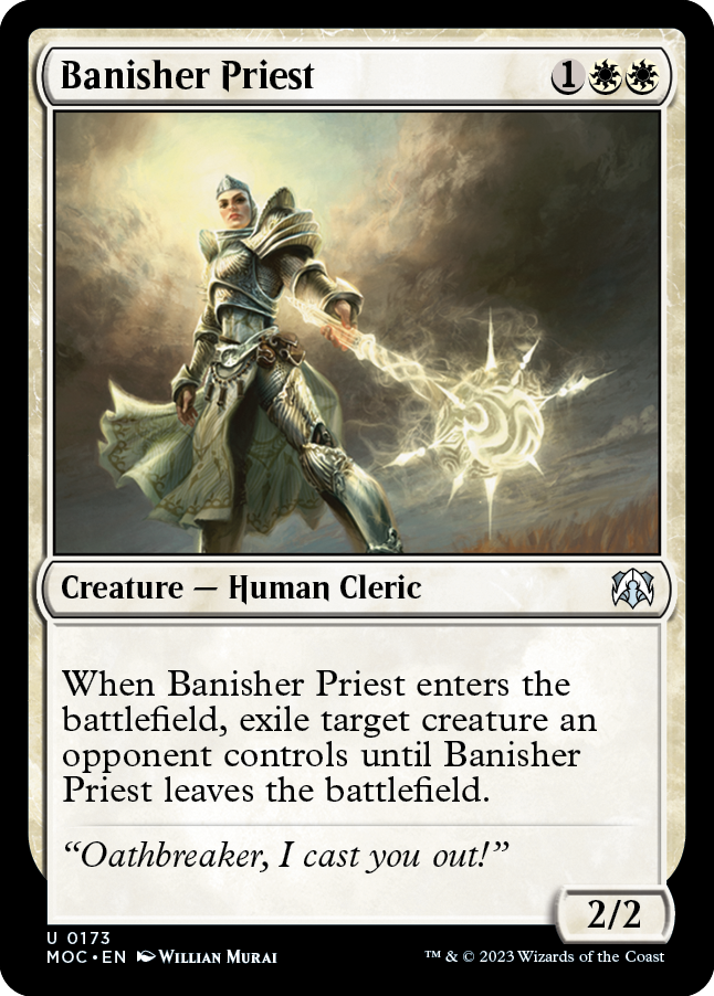 Banisher Priest [March of the Machine Commander] | Shuffle n Cut Hobbies & Games