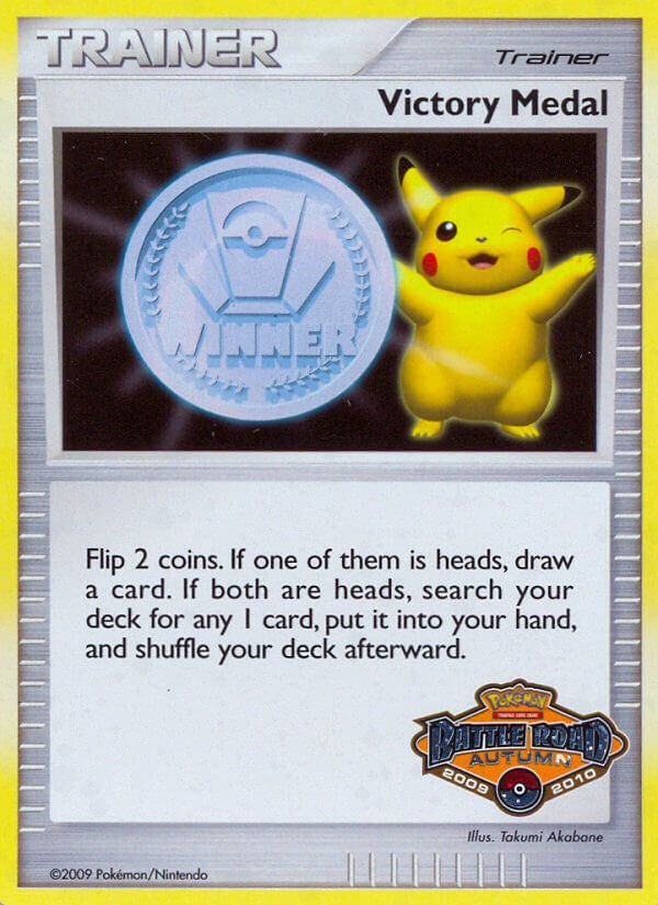 Victory Medal (2009-2010) (Battle Road Autumn) [League & Championship Cards] | Shuffle n Cut Hobbies & Games