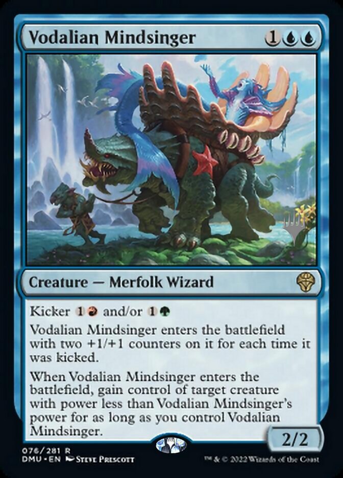 Vodalian Mindsinger (Promo Pack) [Dominaria United Promos] | Shuffle n Cut Hobbies & Games