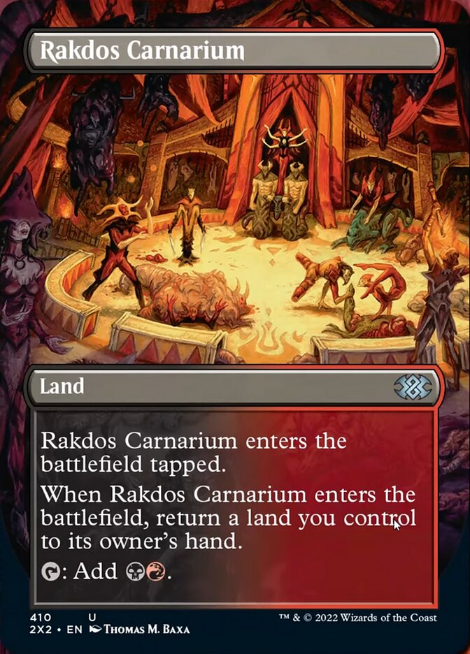 Rakdos Carnarium (Borderless Alternate Art) [Double Masters 2022] | Shuffle n Cut Hobbies & Games