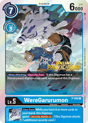 WereGarurumon [P-008] (Online Regional - Participant) [Promotional Cards] | Shuffle n Cut Hobbies & Games