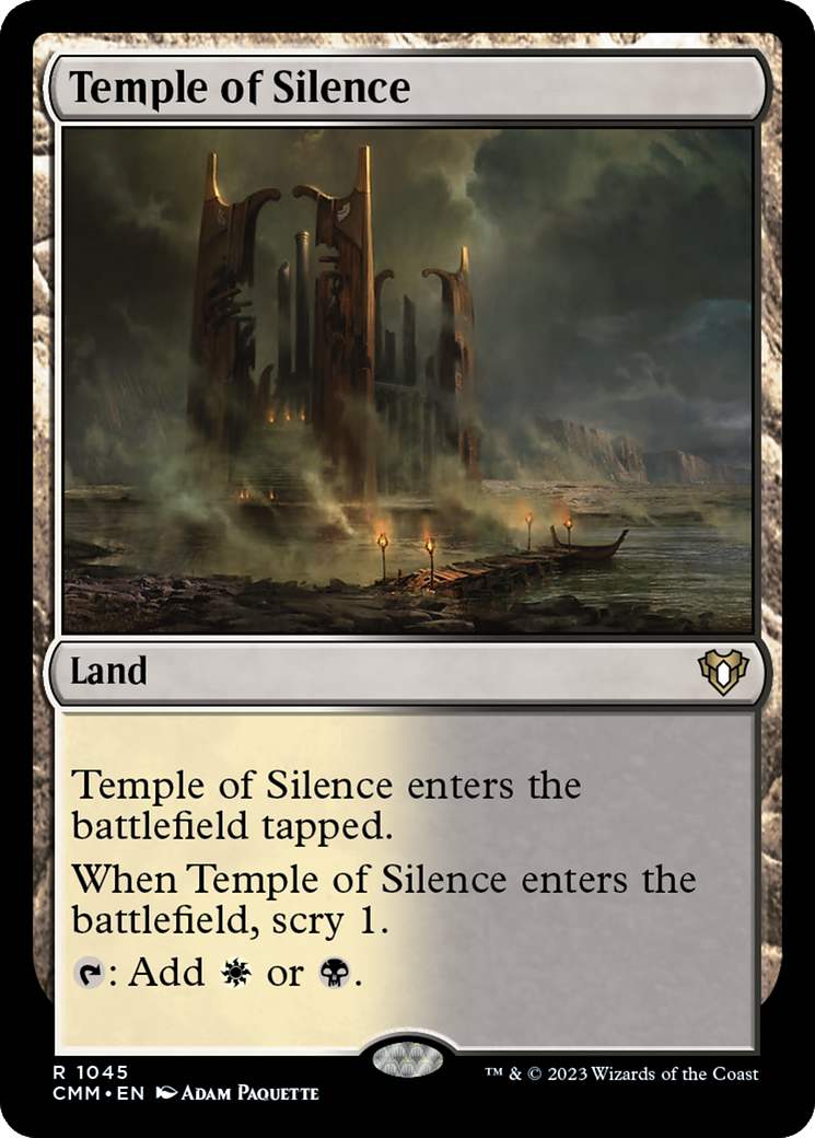 Temple of Silence [Commander Masters] | Shuffle n Cut Hobbies & Games