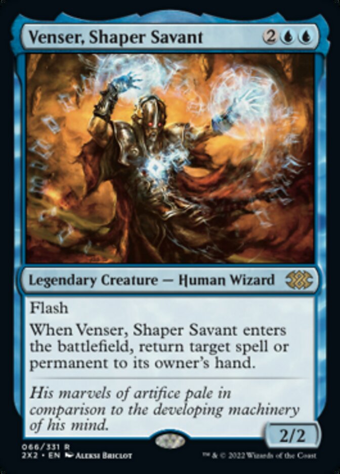 Venser, Shaper Savant [Double Masters 2022] | Shuffle n Cut Hobbies & Games