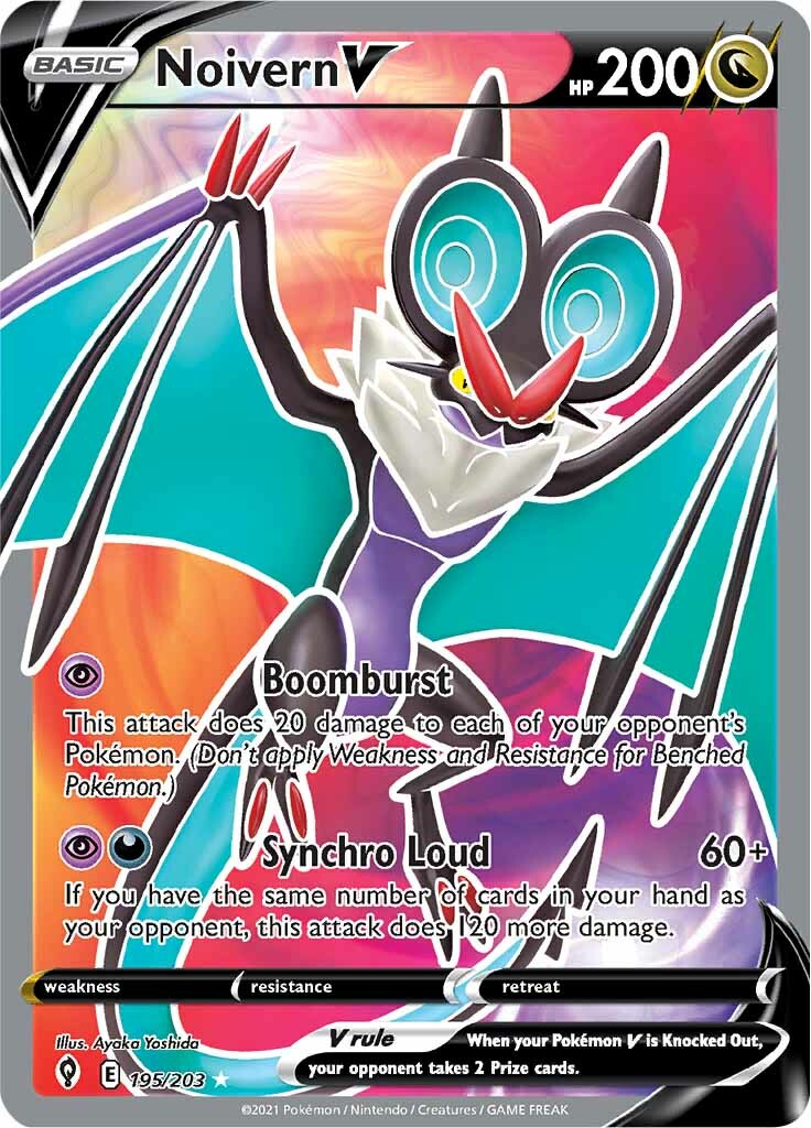 Noivern V (195/203) [Sword & Shield: Evolving Skies] | Shuffle n Cut Hobbies & Games