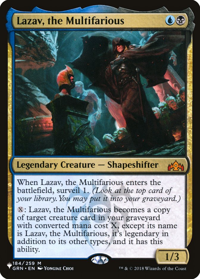 Lazav, the Multifarious [The List] | Shuffle n Cut Hobbies & Games