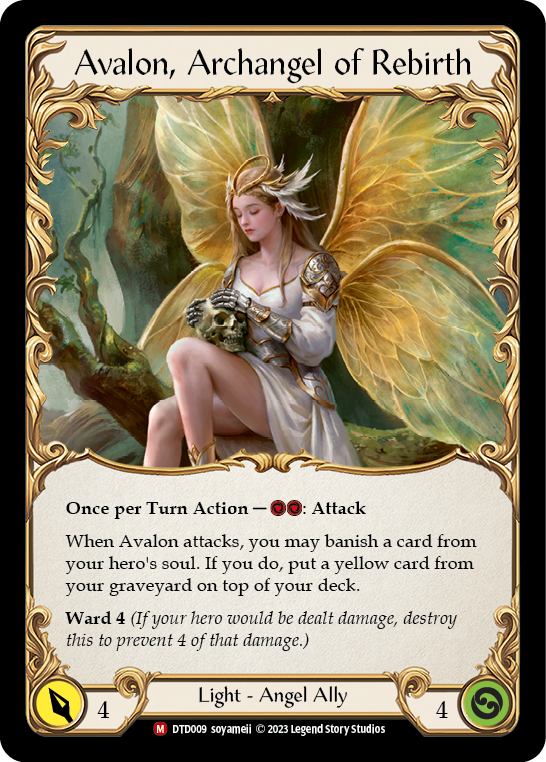 Figment of Rebirth // Avalon, Archangel of Rebirth [DTD009] (Dusk Till Dawn) | Shuffle n Cut Hobbies & Games