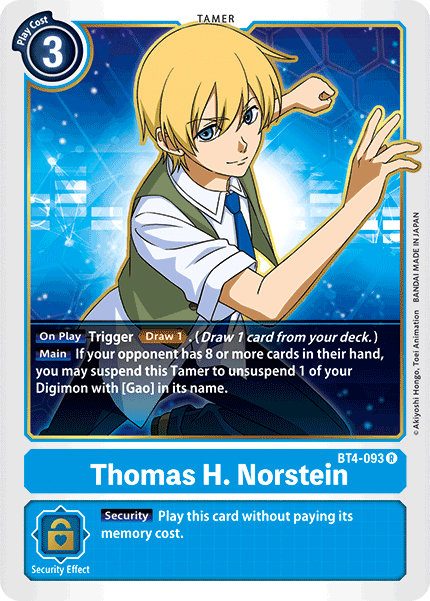 Thomas H. Norstein [BT4-093] [Great Legend] | Shuffle n Cut Hobbies & Games