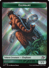 Insect // Elephant Double-Sided Token [Aetherdrift Tokens] | Shuffle n Cut Hobbies & Games