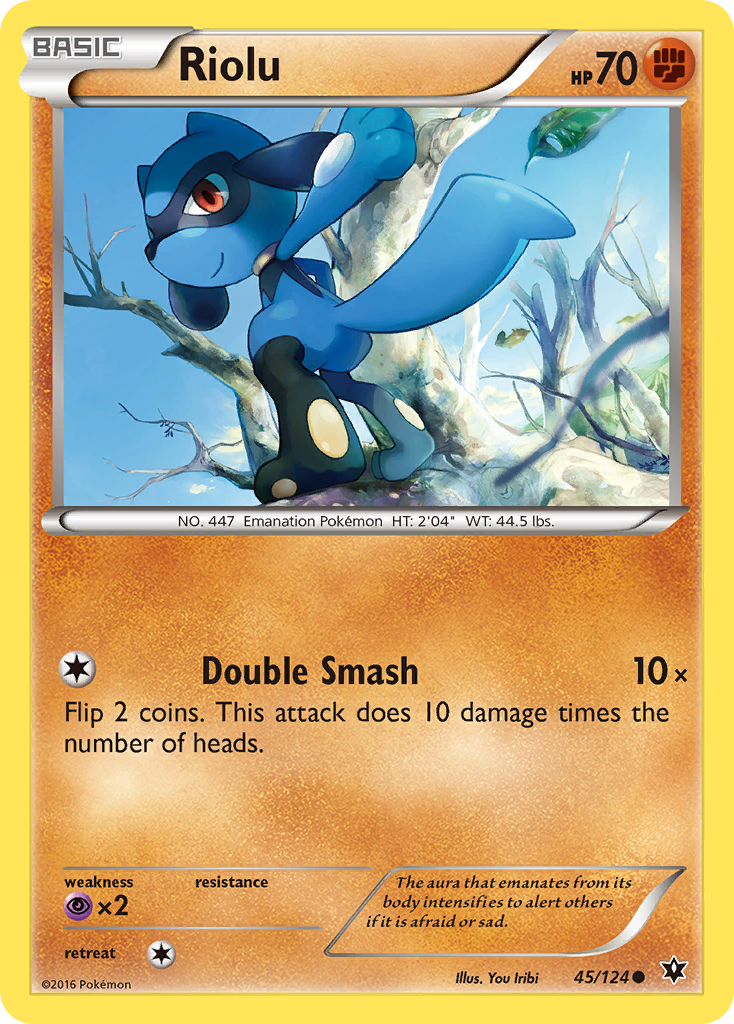 Riolu (45/124) [XY: Fates Collide] | Shuffle n Cut Hobbies & Games