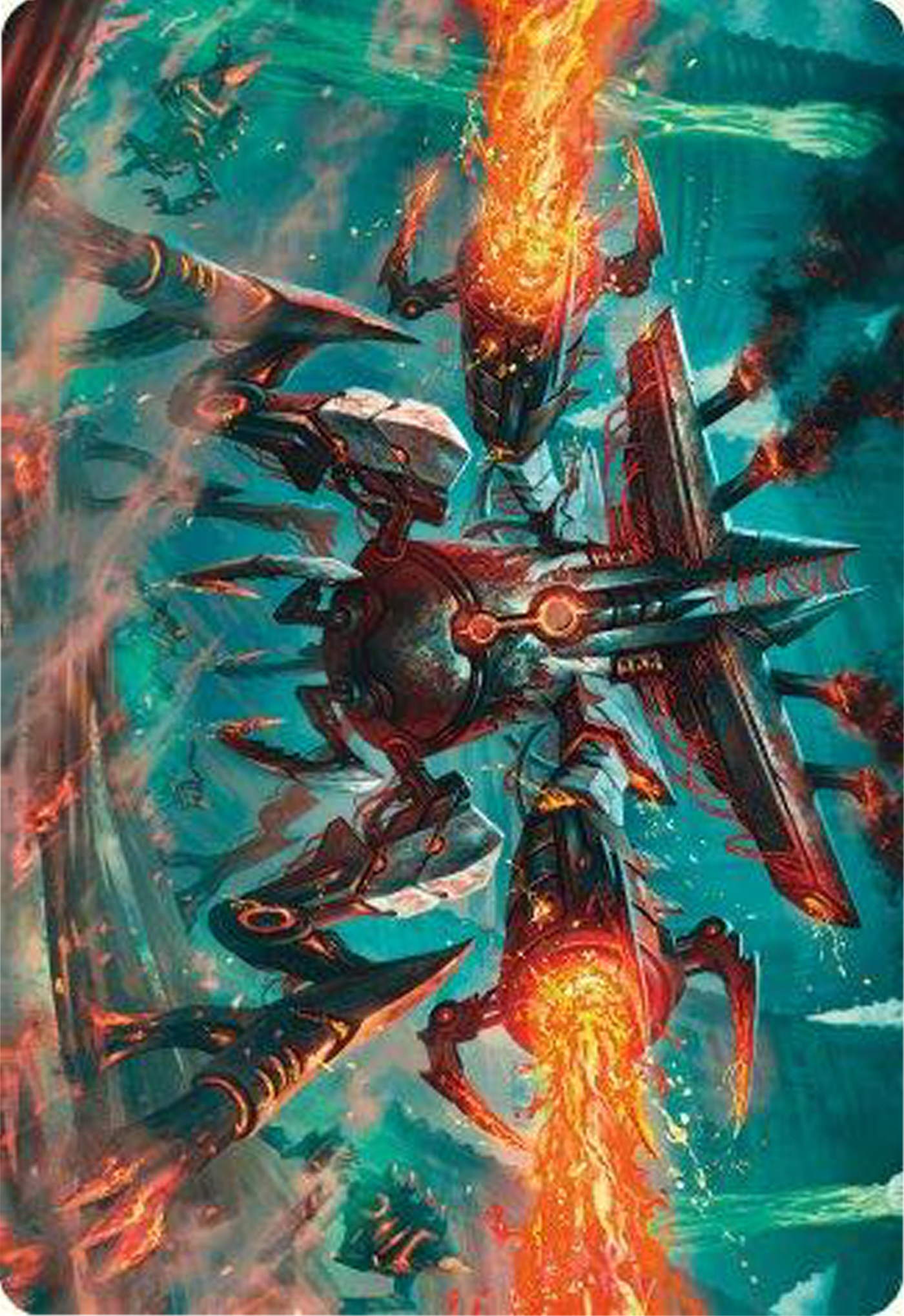 Exterminator Magmarch Art Card [Modern Horizons 3 Art Series] | Shuffle n Cut Hobbies & Games