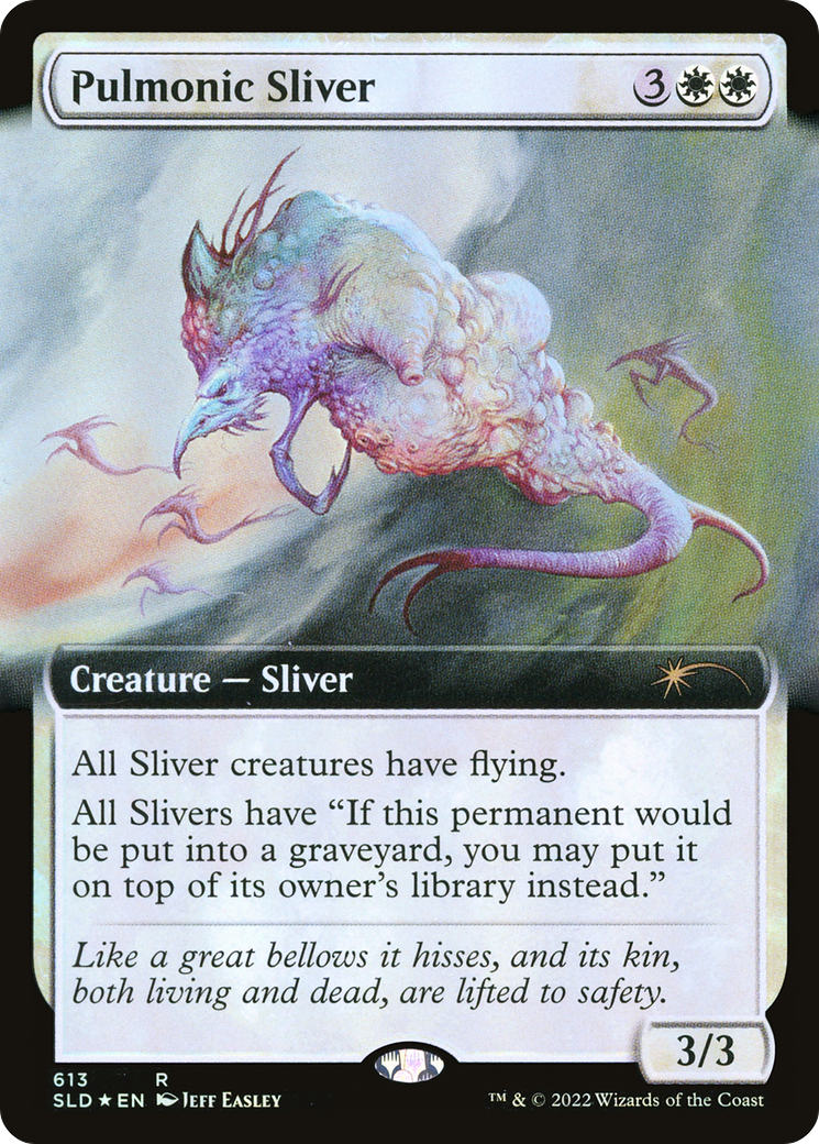 Pulmonic Sliver (Extended Art) [Secret Lair Drop Promos] | Shuffle n Cut Hobbies & Games