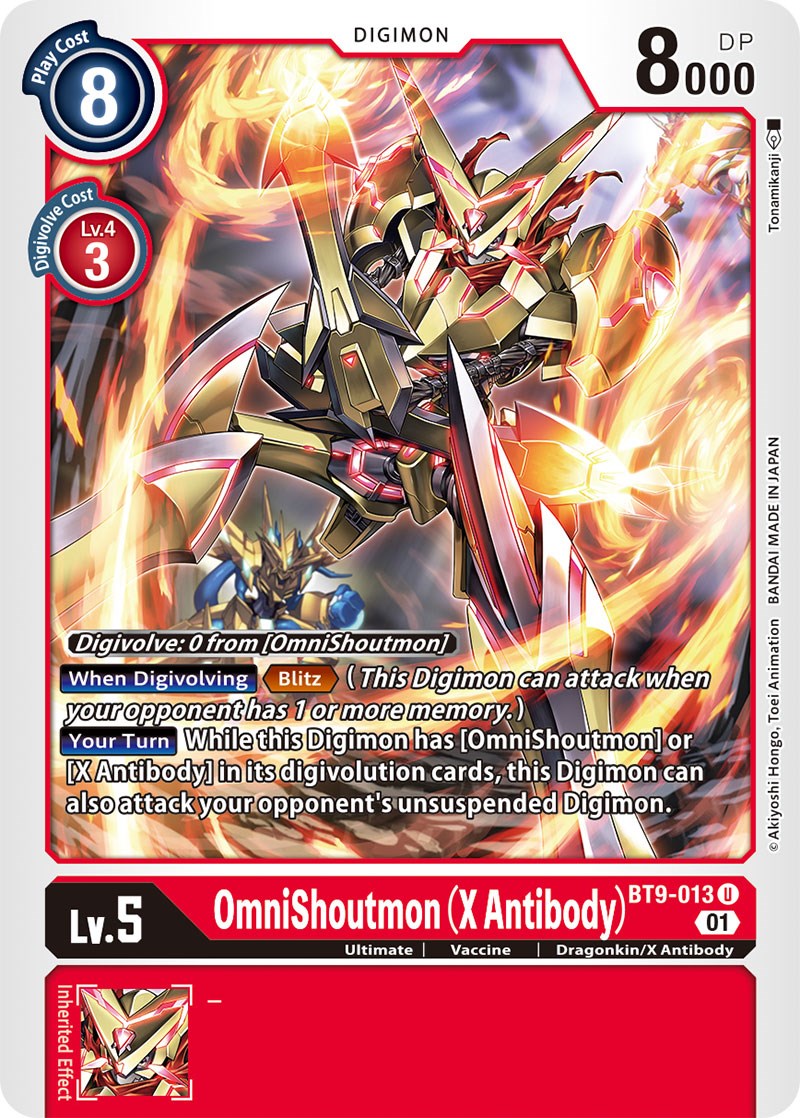 OmniShoutmon (X Antibody) [BT9-013] [X Record] | Shuffle n Cut Hobbies & Games