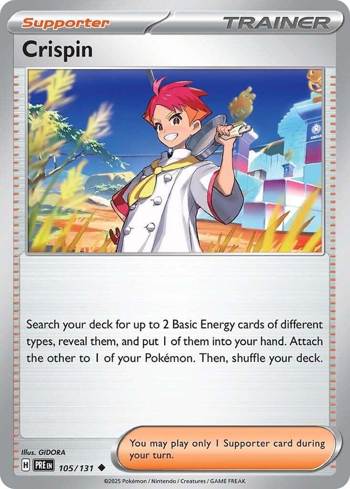 Crispin (105/131) [Scarlet & Violet: Prismatic Evolutions] | Shuffle n Cut Hobbies & Games