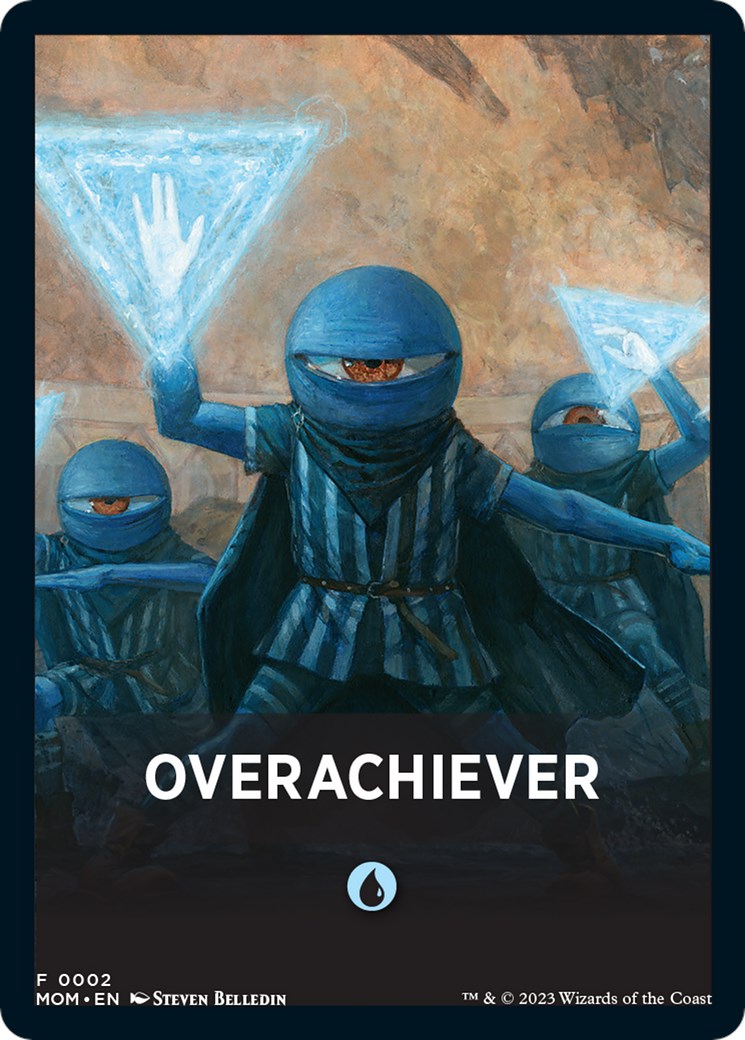 Overachiever Theme Card [March of the Machine Tokens] | Shuffle n Cut Hobbies & Games