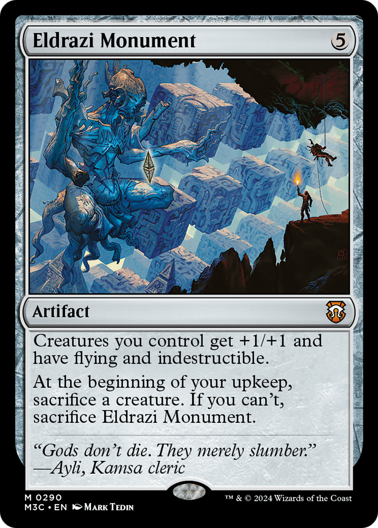 Eldrazi Monument (Ripple Foil) [Modern Horizons 3 Commander] | Shuffle n Cut Hobbies & Games