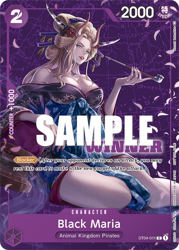 Black Maria (Tournament Pack Vol. 2) [Winner] [One Piece Promotion Cards] | Shuffle n Cut Hobbies & Games