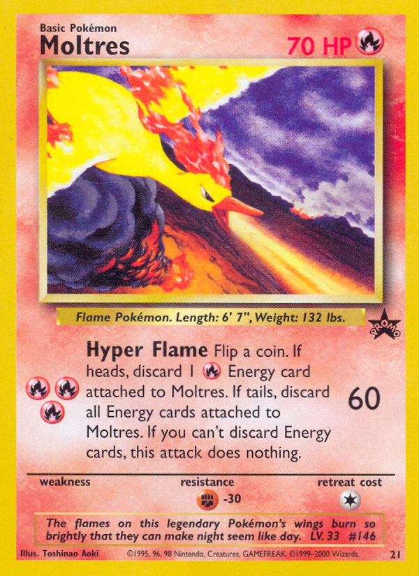 Moltres (21) [Wizards of the Coast: Black Star Promos] | Shuffle n Cut Hobbies & Games