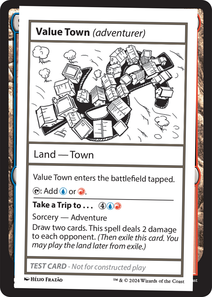 Value Town (adventurer) [Mystery Booster 2 Playtest Cards] | Shuffle n Cut Hobbies & Games