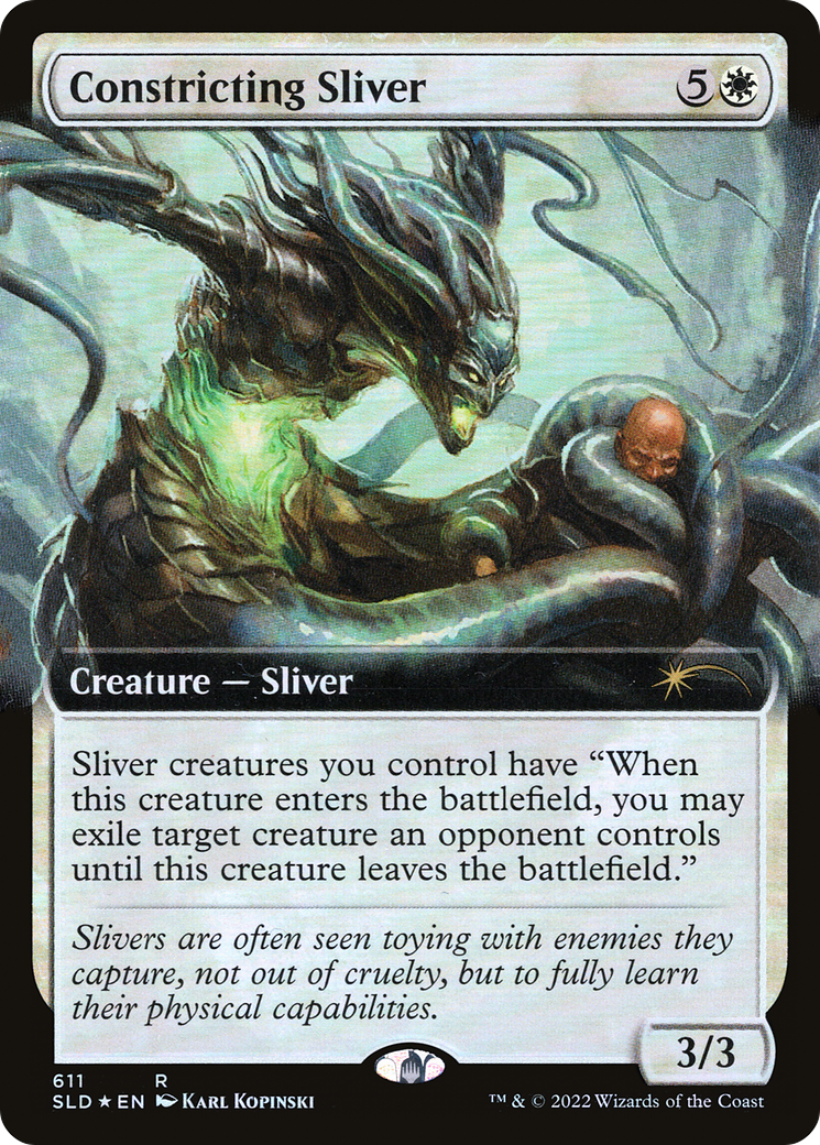 Constricting Sliver (Extended Art) [Secret Lair Drop Promos] | Shuffle n Cut Hobbies & Games